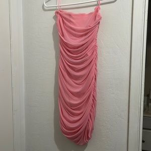 Vanilla Bella corset mini pink dress *BRAND NEW*
